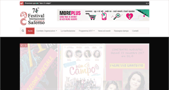 Desktop Screenshot of festivaldelcinema.it