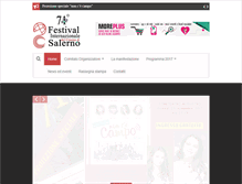 Tablet Screenshot of festivaldelcinema.it
